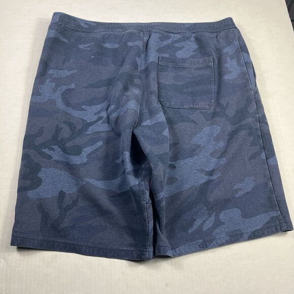 POLO RALPH LAUREN Performance Sweat Shorts Blue Camo Drawstring Lounge XL - Picture 10 of 11